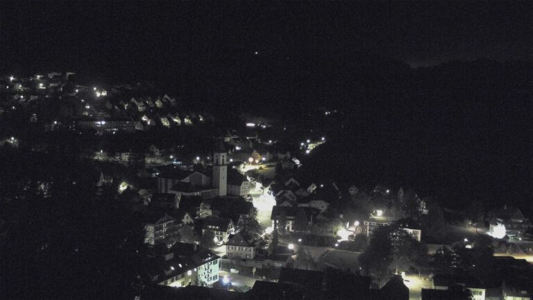 Dieses Bild zeigt eine Webcam-Aufnahme von Ottenhöfen, aufgenommen am Samstag, den 10.10.2026 um 02:30 Uhr