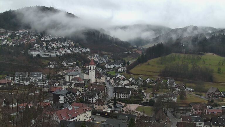 Dieses Bild zeigt eine Webcam-Aufnahme von Ottenhöfen, aufgenommen am Donnerstag, den 29.01.2026 um 11:40 Uhr