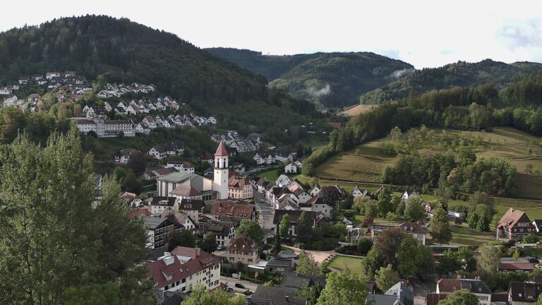 Dieses Bild zeigt eine Webcam-Aufnahme von Ottenhöfen, aufgenommen am Samstag, den 05.09.2026 um 08:50 Uhr
