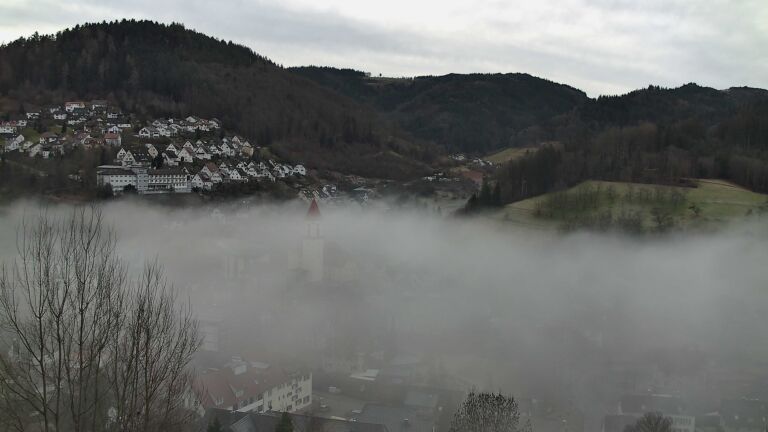 Dieses Bild zeigt eine Webcam-Aufnahme von Ottenhöfen, aufgenommen am Mittwoch, den 04.02.2026 um 09:30 Uhr