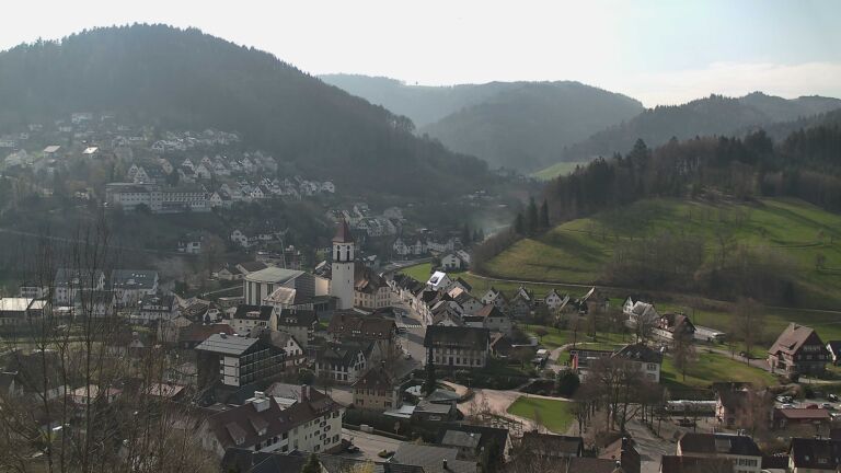 Dieses Bild zeigt eine Webcam-Aufnahme von Ottenhöfen, aufgenommen am Montag, den 23.03.2026 um 09:30 Uhr