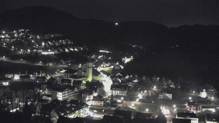Dieses Bild zeigt eine Webcam-Aufnahme von Ottenhöfen, aufgenommen am Montag, den 09.02.2026 um 06:40 Uhr