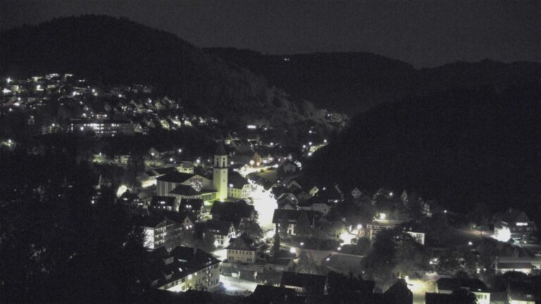 Dieses Bild zeigt eine Webcam-Aufnahme von Ottenhöfen, aufgenommen am Dienstag, den 29.09.2026 um 20:30 Uhr
