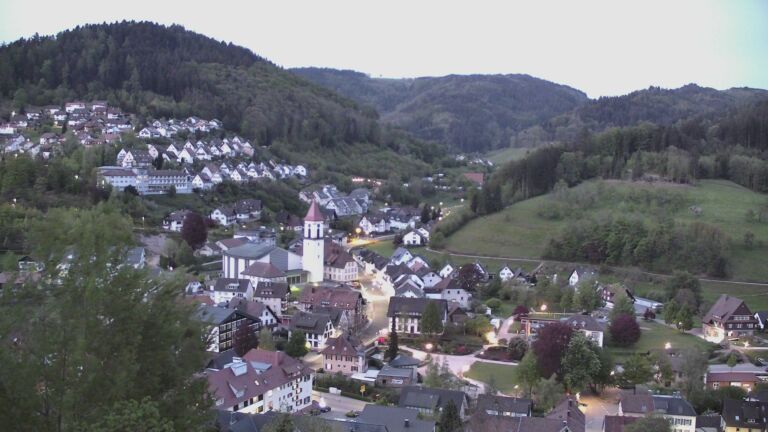 Dieses Bild zeigt eine Webcam-Aufnahme von Ottenhöfen, aufgenommen am Mittwoch, den 29.04.2026 um 05:40 Uhr