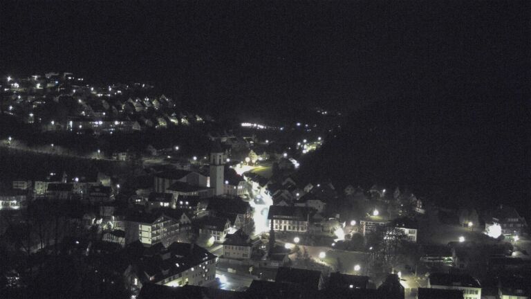 Dieses Bild zeigt eine Webcam-Aufnahme von Ottenhöfen, aufgenommen am Samstag, den 11.04.2026 um 23:30 Uhr