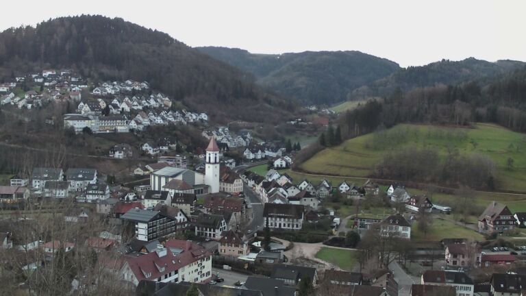 Dieses Bild zeigt eine Webcam-Aufnahme von Ottenhöfen, aufgenommen am Freitag, den 27.02.2026 um 07:00 Uhr