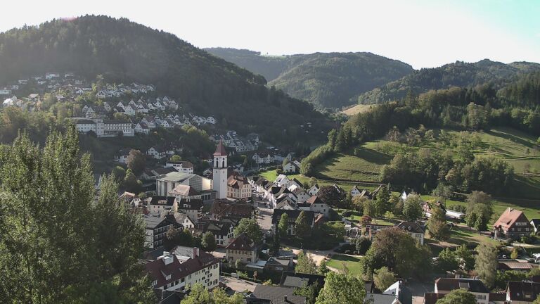 Dieses Bild zeigt eine Webcam-Aufnahme von Ottenhöfen, aufgenommen am Samstag, den 19.09.2026 um 09:40 Uhr