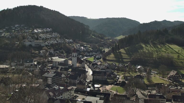 Dieses Bild zeigt eine Webcam-Aufnahme von Ottenhöfen, aufgenommen am Donnerstag, den 26.02.2026 um 11:30 Uhr