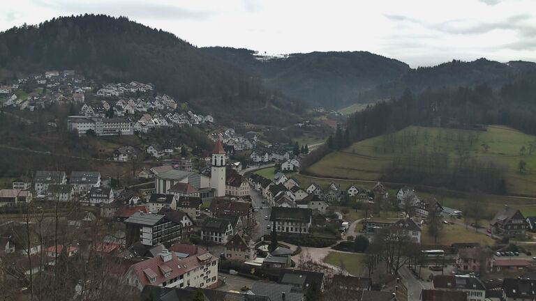 Dieses Bild zeigt eine Webcam-Aufnahme von Ottenhöfen, aufgenommen am Freitag, den 30.01.2026 um 12:40 Uhr