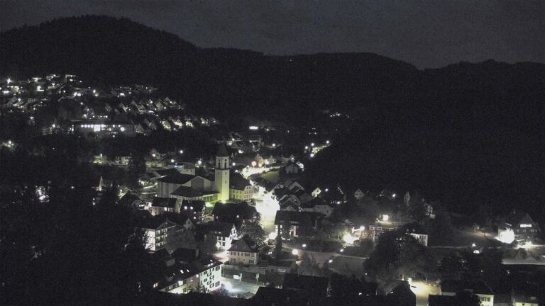 Dieses Bild zeigt eine Webcam-Aufnahme von Ottenhöfen, aufgenommen am Dienstag, den 08.09.2026 um 20:50 Uhr