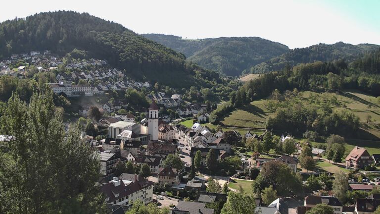 Dieses Bild zeigt eine Webcam-Aufnahme von Ottenhöfen, aufgenommen am Samstag, den 12.09.2026 um 10:40 Uhr