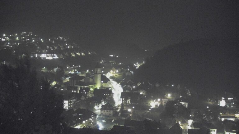 Dieses Bild zeigt eine Webcam-Aufnahme von Ottenhöfen, aufgenommen am Mittwoch, den 21.10.2026 um 20:10 Uhr