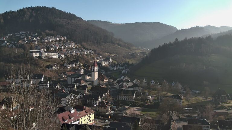 Dieses Bild zeigt eine Webcam-Aufnahme von Ottenhöfen, aufgenommen am Donnerstag, den 05.02.2026 um 15:40 Uhr