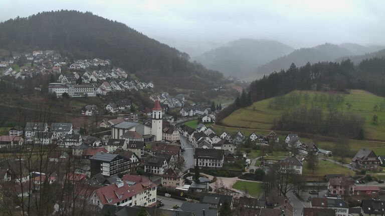 Dieses Bild zeigt eine Webcam-Aufnahme von Ottenhöfen, aufgenommen am Dienstag, den 24.02.2026 um 08:20 Uhr