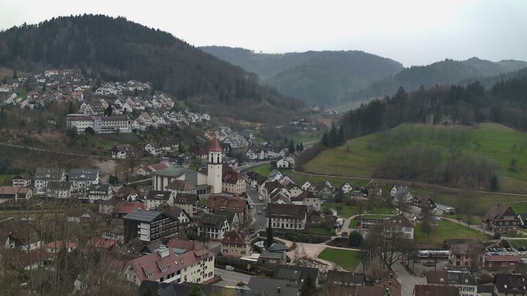 Dieses Bild zeigt eine Webcam-Aufnahme von Ottenhöfen, aufgenommen am Samstag, den 21.03.2026 um 12:30 Uhr