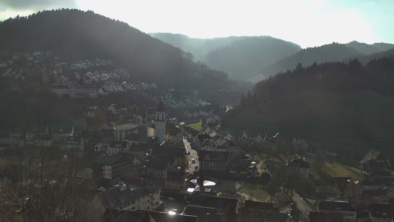 Dieses Bild zeigt eine Webcam-Aufnahme von Ottenhöfen, aufgenommen am Donnerstag, den 25.12.2025 um 11:10 Uhr