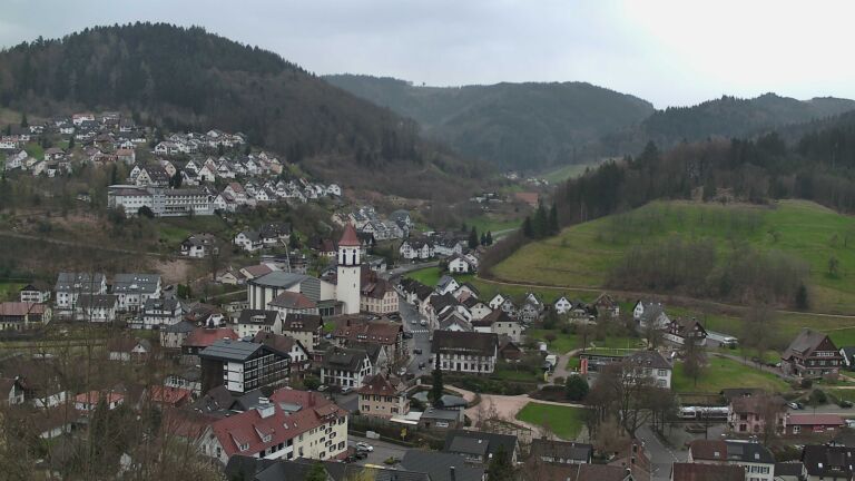 Dieses Bild zeigt eine Webcam-Aufnahme von Ottenhöfen, aufgenommen am Mittwoch, den 25.03.2026 um 10:00 Uhr
