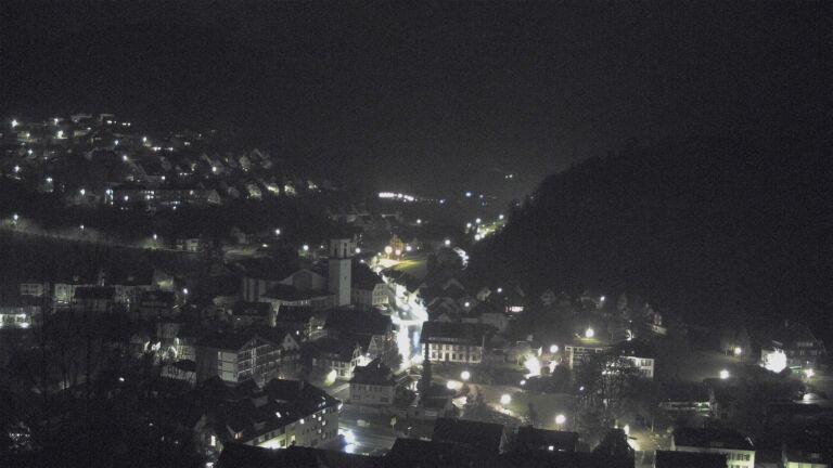 Dieses Bild zeigt eine Webcam-Aufnahme von Ottenhöfen, aufgenommen am Sonntag, den 12.04.2026 um 00:30 Uhr