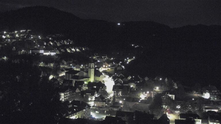 Dieses Bild zeigt eine Webcam-Aufnahme von Ottenhöfen, aufgenommen am Montag, den 12.10.2026 um 06:30 Uhr