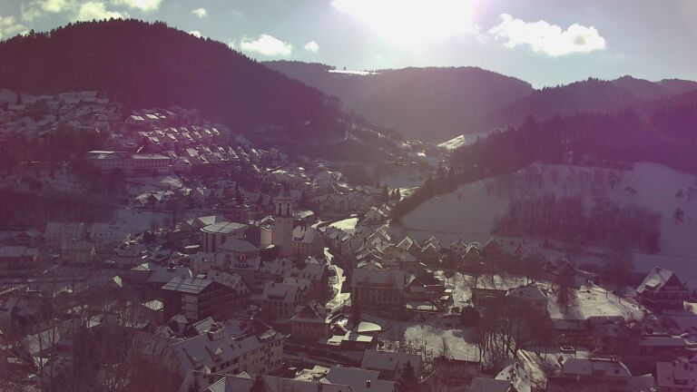 Dieses Bild zeigt eine Webcam-Aufnahme von Ottenhöfen, aufgenommen am Montag, den 05.01.2026 um 11:40 Uhr