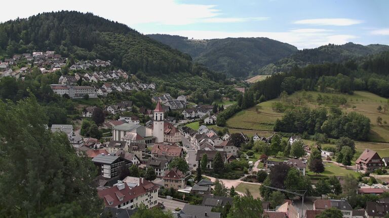Dieses Bild zeigt eine Webcam-Aufnahme von Ottenhöfen, aufgenommen am Mittwoch, den 08.07.2026 um 10:50 Uhr