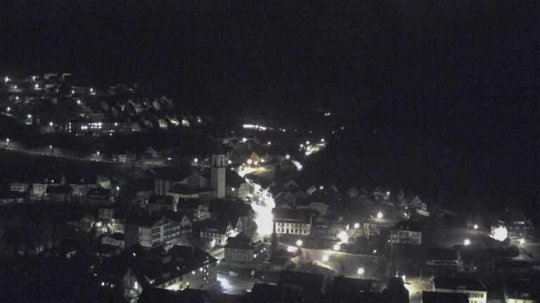 Dieses Bild zeigt eine Webcam-Aufnahme von Ottenhöfen, aufgenommen am Donnerstag, den 12.03.2026 um 02:30 Uhr