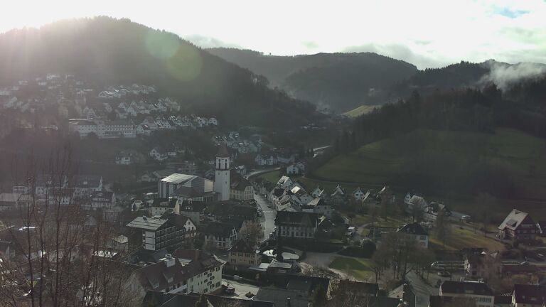 Dieses Bild zeigt eine Webcam-Aufnahme von Ottenhöfen, aufgenommen am Samstag, den 07.02.2026 um 10:00 Uhr