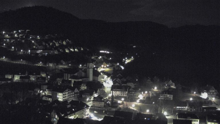 Dieses Bild zeigt eine Webcam-Aufnahme von Ottenhöfen, aufgenommen am Dienstag, den 10.02.2026 um 04:00 Uhr