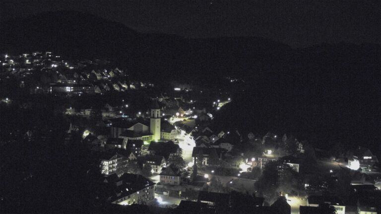 Dieses Bild zeigt eine Webcam-Aufnahme von Ottenhöfen, aufgenommen am Samstag, den 03.10.2026 um 22:30 Uhr