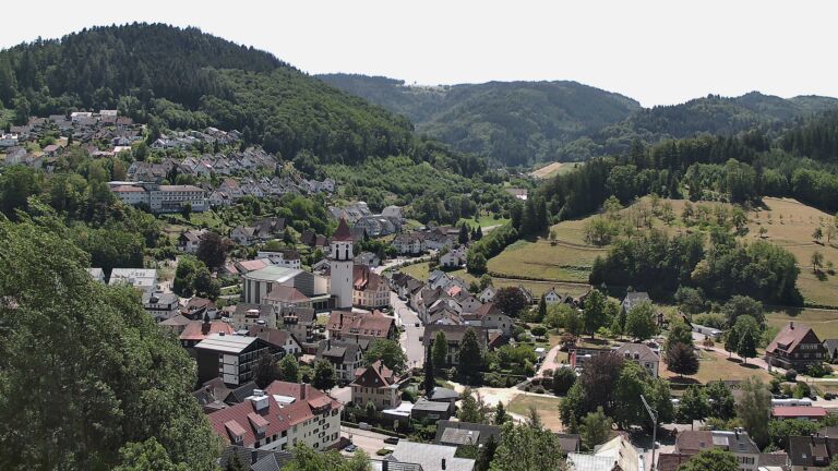 Dieses Bild zeigt eine Webcam-Aufnahme von Ottenhöfen, aufgenommen am Montag, den 20.07.2026 um 12:50 Uhr