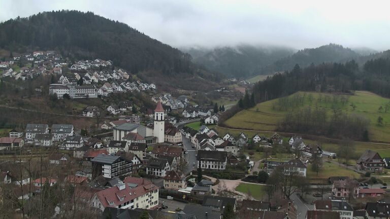 Dieses Bild zeigt eine Webcam-Aufnahme von Ottenhöfen, aufgenommen am Freitag, den 20.02.2026 um 12:30 Uhr