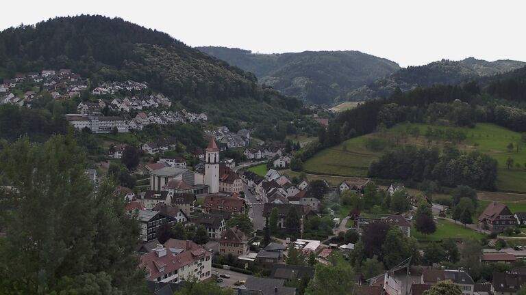 Dieses Bild zeigt eine Webcam-Aufnahme von Ottenhöfen, aufgenommen am Sonntag, den 21.06.2026 um 09:40 Uhr