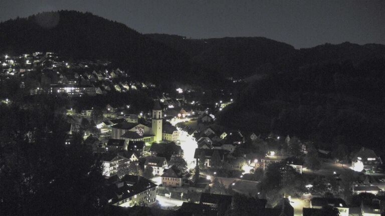 Dieses Bild zeigt eine Webcam-Aufnahme von Ottenhöfen, aufgenommen am Freitag, den 25.09.2026 um 20:50 Uhr