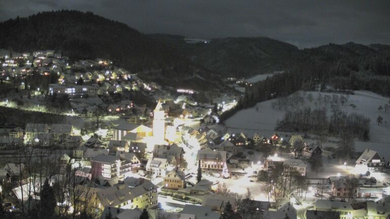 Dieses Bild zeigt eine Webcam-Aufnahme von Ottenhöfen, aufgenommen am Samstag, den 03.01.2026 um 20:40 Uhr