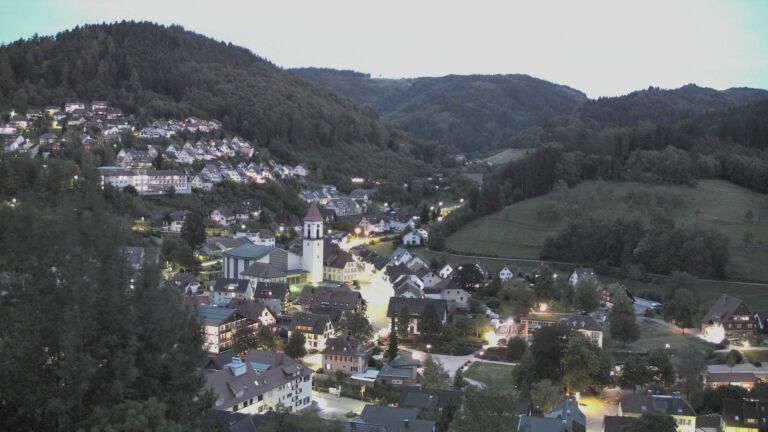 Dieses Bild zeigt eine Webcam-Aufnahme von Ottenhöfen, aufgenommen am Sonntag, den 20.09.2026 um 19:50 Uhr