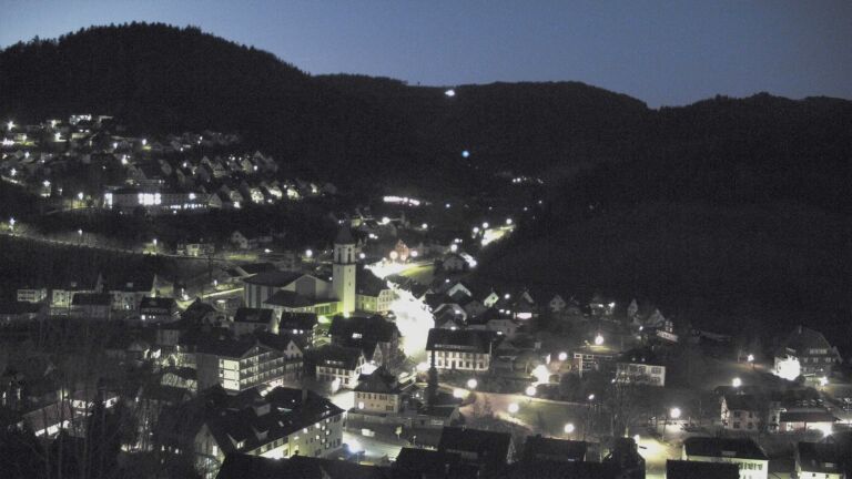 Dieses Bild zeigt eine Webcam-Aufnahme von Ottenhöfen, aufgenommen am Freitag, den 27.02.2026 um 06:20 Uhr