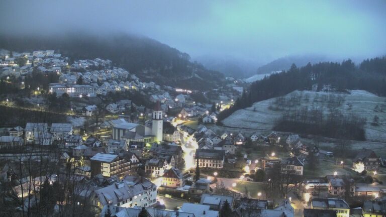 Dieses Bild zeigt eine Webcam-Aufnahme von Ottenhöfen, aufgenommen am Donnerstag, den 26.03.2026 um 05:50 Uhr