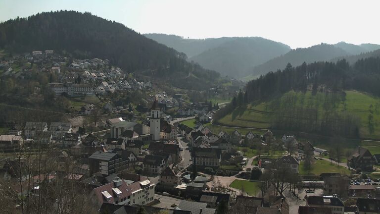 Dieses Bild zeigt eine Webcam-Aufnahme von Ottenhöfen, aufgenommen am Sonntag, den 22.03.2026 um 12:40 Uhr