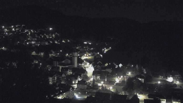 Dieses Bild zeigt eine Webcam-Aufnahme von Ottenhöfen, aufgenommen am Mittwoch, den 13.05.2026 um 00:30 Uhr