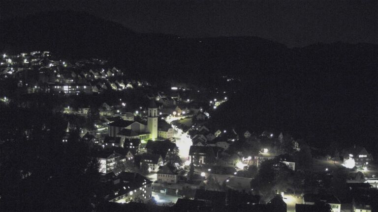 Dieses Bild zeigt eine Webcam-Aufnahme von Ottenhöfen, aufgenommen am Mittwoch, den 16.09.2026 um 21:30 Uhr