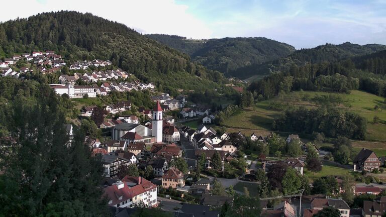 Dieses Bild zeigt eine Webcam-Aufnahme von Ottenhöfen, aufgenommen am Montag, den 29.06.2026 um 19:50 Uhr