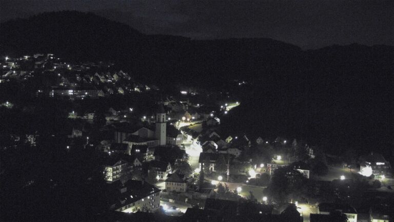 Dieses Bild zeigt eine Webcam-Aufnahme von Ottenhöfen, aufgenommen am Mittwoch, den 10.06.2026 um 23:00 Uhr