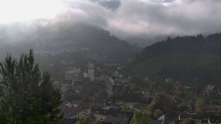 Dieses Bild zeigt eine Webcam-Aufnahme von Ottenhöfen, aufgenommen am Mittwoch, den 14.10.2026 um 10:00 Uhr
