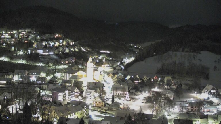 Dieses Bild zeigt eine Webcam-Aufnahme von Ottenhöfen, aufgenommen am Samstag, den 03.01.2026 um 18:40 Uhr