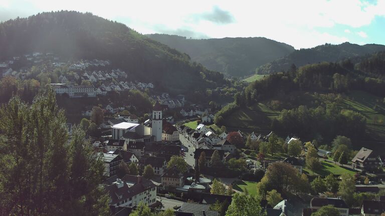 Dieses Bild zeigt eine Webcam-Aufnahme von Ottenhöfen, aufgenommen am Donnerstag, den 22.10.2026 um 10:50 Uhr