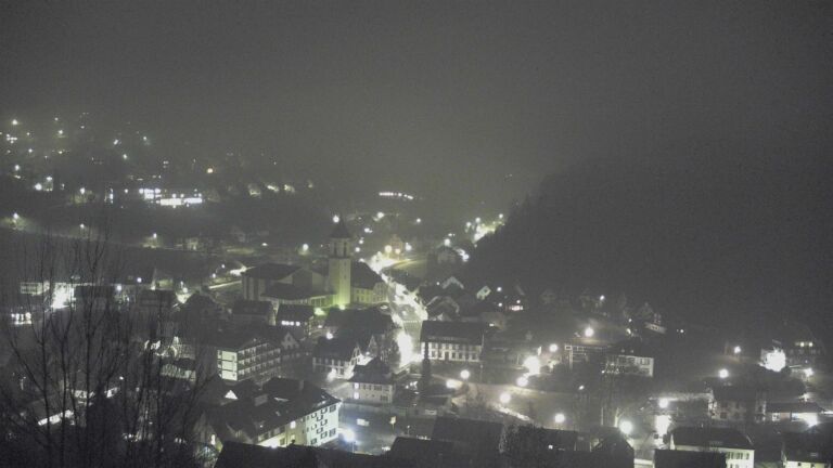 Dieses Bild zeigt eine Webcam-Aufnahme von Ottenhöfen, aufgenommen am Montag, den 26.01.2026 um 06:50 Uhr