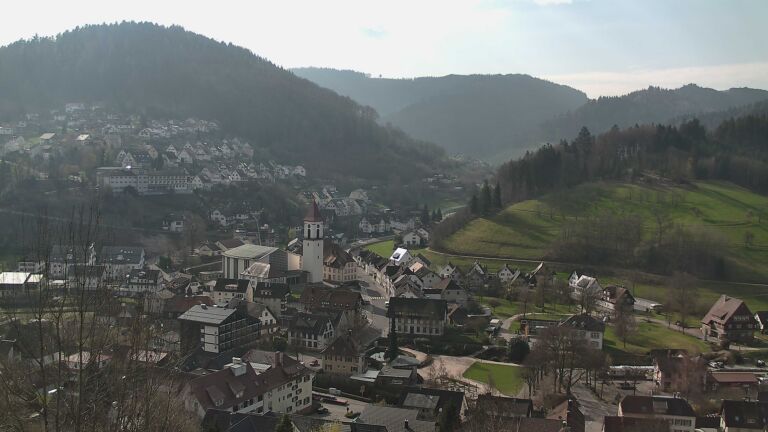 Dieses Bild zeigt eine Webcam-Aufnahme von Ottenhöfen, aufgenommen am Montag, den 23.03.2026 um 09:40 Uhr