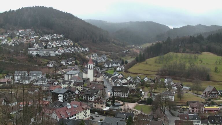 Dieses Bild zeigt eine Webcam-Aufnahme von Ottenhöfen, aufgenommen am Mittwoch, den 11.02.2026 um 08:30 Uhr