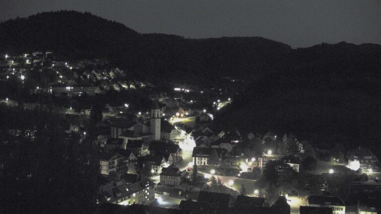 Dieses Bild zeigt eine Webcam-Aufnahme von Ottenhöfen, aufgenommen am Mittwoch, den 29.04.2026 um 00:30 Uhr