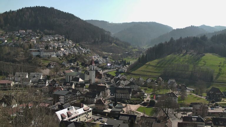 Dieses Bild zeigt eine Webcam-Aufnahme von Ottenhöfen, aufgenommen am Freitag, den 20.03.2026 um 13:50 Uhr